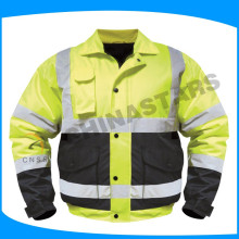 Promoción de la chaqueta reflectante del tráfico de la chaqueta para los trabajadores de camino